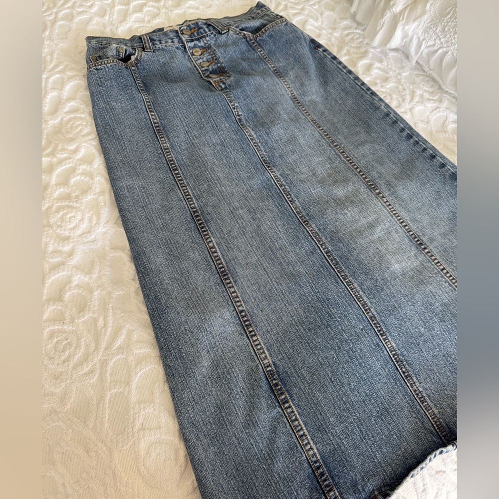 Vintage Lena Jeans Denim Skirt